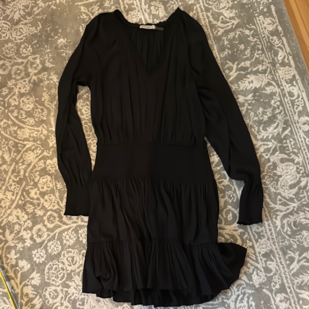 Ramy Brook Black Long Sleeve Dress NWOT